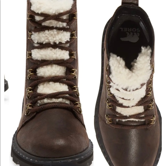 SOREL LENNOX LACE COZY BOOT Blackened Brown size: - Picture 7 of 10